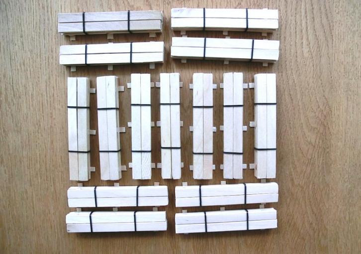 Lading hout voor Märklin wagen nr 4473, 4514 en 4694, Hobby en Vrije tijd, Modeltreinen | H0, Nieuw, Wagon, Gelijkstroom of Wisselstroom