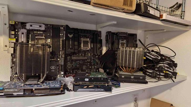 computer onderdelen, Computers en Software, Barebones, Gebruikt, Ophalen of Verzenden