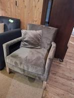 Richmond Interieurs Fauteuil Velours, Huis en Inrichting, Fauteuils, Ophalen, Hout, 75 tot 100 cm, Zo goed als nieuw