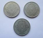 Zweden 1 krona, 1946-1947-1948 zilver, Verzenden, Overige landen, Setje, Zilver