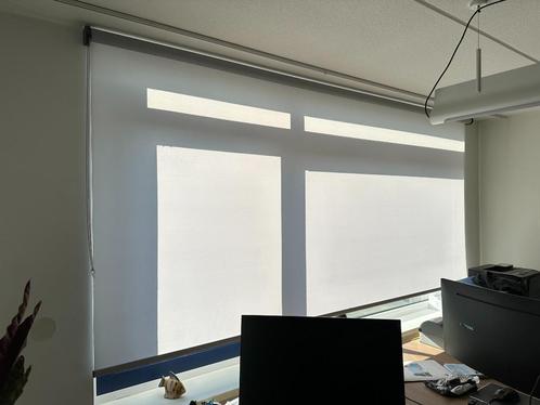 3x Rolgordijn op maat licht doorlatend Lichtgrijs, Huis en Inrichting, Stoffering | Gordijnen en Lamellen, Zo goed als nieuw, 150 tot 200 cm