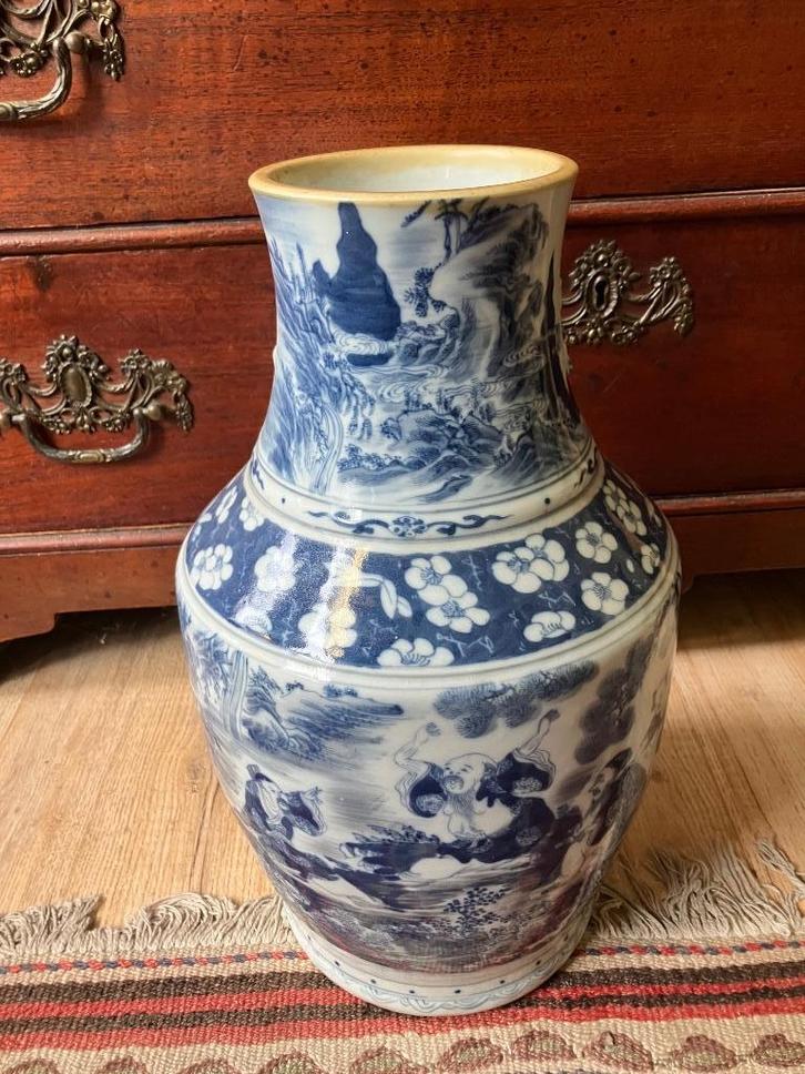 Grote antiek Chinese vaas, Antiek en Kunst, Antiek | Vazen, Ophalen of Verzenden