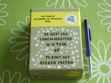 Het grote Dilemma op Dinsdag spel - de blije editie! beschikbaar voor biedingen