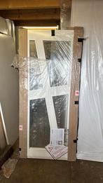 Opdek paneeldeur 88x201.5 cm rechtshangend blankglas nr, Ophalen, 80 tot 100 cm, Binnendeur, Nieuw