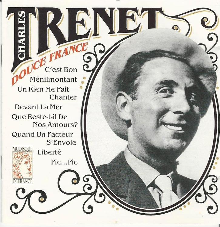 Charles Trenet - Douce France = 3,99, Cd's en Dvd's, Cd's | Franstalig, Zo goed als nieuw, Ophalen of Verzenden