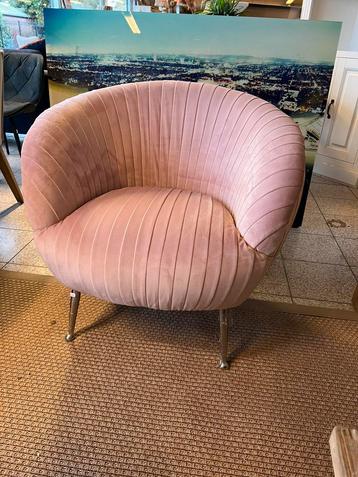 Richmond roze fauteuil Avery velvet 