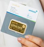 Umicore 50 gram goudbaar in nieuwstaat, Postzegels en Munten, Edelmetalen en Baren, Ophalen, Goud