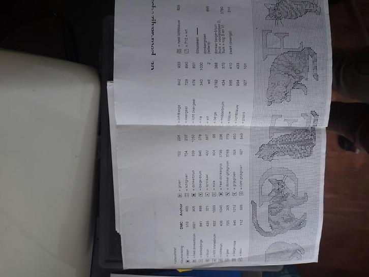 Borduurpatronen - Katten, Hobby en Vrije tijd, Borduren en Borduurmachines, Zo goed als nieuw, Ophalen of Verzenden