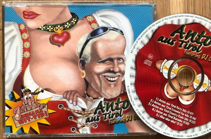 DJ ÖTZI - Anton aus Tirol ( maxi CD ), Cd's en Dvd's, Cd's | Dance en House, Zo goed als nieuw, Dance Populair, Ophalen of Verzenden