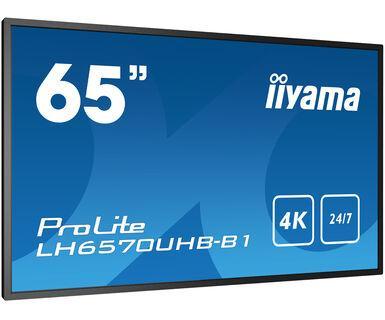 *NIEUW* Iiyama ProLite LH6570UHB-B1 65" UHD 4K Monitor 1ms, Computers en Software, Monitoren