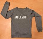 #DOESLIEF trui Doeslief unisex sweater grijs *NIEUW*, Ophalen, Nieuw, Overige maten