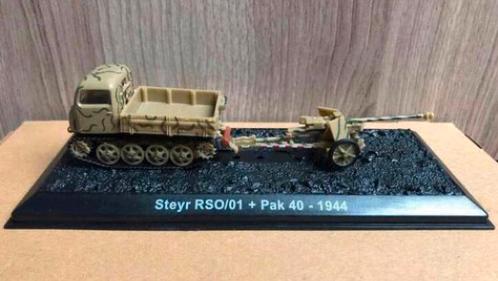Steyr RSO/01 + Pak 40 -1944, 1:64, nieuw!, Hobby en Vrije tijd, Modelauto's | Overige schalen, Zo goed als nieuw, Ophalen of Verzenden