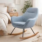 Schommelstoel NEBEL lichtblauwe stof - als nieuw, Ophalen, 75 tot 100 cm, Zo goed als nieuw, Stof