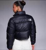 North Face Nuptse short jacket maat s, Ophalen of Verzenden, Zo goed als nieuw, Zwart