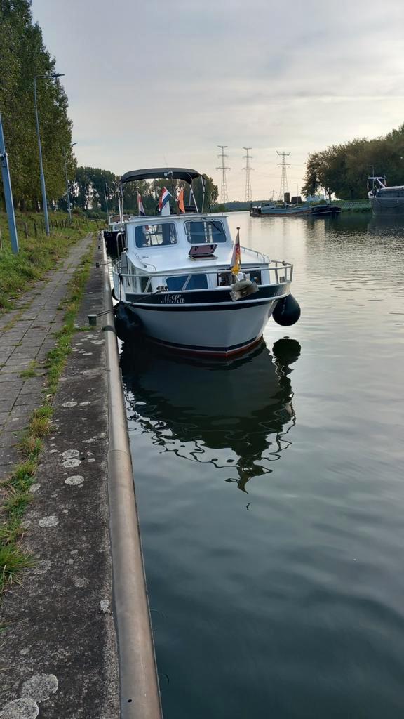 Kajuitboot, kruizer, kruiser, motorboot, woonboot, Watersport en Boten, Motorboten en Motorjachten, Gebruikt, Staal, 6 tot 9 meter