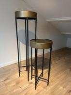 Set van 2 zuilen / bijzettafels | 80 + 120 cm H, Huis en Inrichting, Woonaccessoires | Zuilen en Pilaren, Ophalen, Zo goed als nieuw