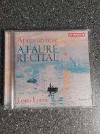 CD APRÈS UNE RÊVE - A FAURÉ RECITAL (LOUIS LORTIE), Ophalen of Verzenden