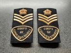 British Corps Of Comissionaires Staff  SGTS Rank Slides, Verzamelen, Ophalen of Verzenden