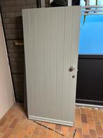 Hard Houten Buitendeur 93x201 cm, Gebruikt, 80 tot 100 cm, Ophalen of Verzenden, Buitendeur