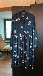 Luchtige Zomerjurk met Bloemenprint, Blauw, Ophalen of Verzenden, Zo goed als nieuw, Knielengte