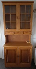 mooie vitrine kast, Ophalen, Gebruikt, 200 cm of meer, Klassiek
