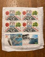 Postzegels Nederland, 4x 60 ct groenten 2x 75 ct Deltawerken, Postzegels en Munten, Ophalen of Verzenden, Na 1940, Gestempeld