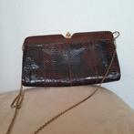 Vintage Slangenleren Tas - Jaren '70, Ophalen of Verzenden