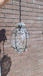 venetiaanse  hanglamp, Ophalen of Verzenden, Zo goed als nieuw, Glas, Minder dan 50 cm