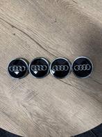 Nieuwe Audi 61mm Zwart Naafkapjes Naafdoppen Wieldoppen, Ophalen of Verzenden
