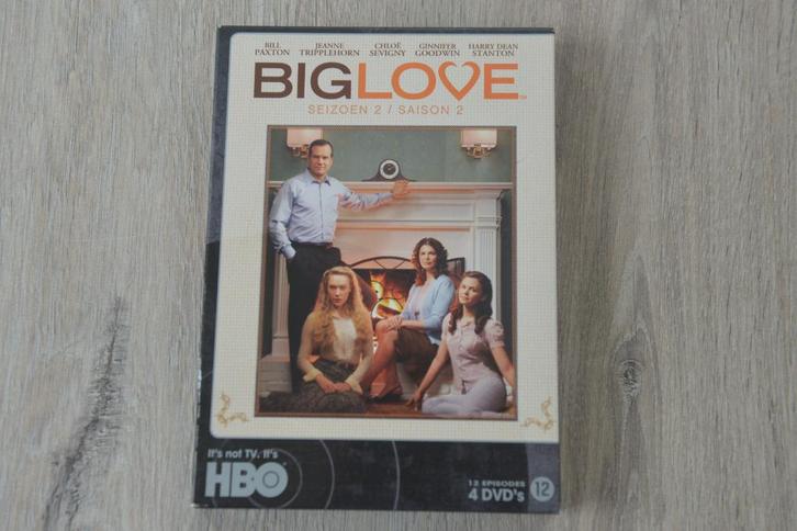 BIG LOVE - DE COMPLETE SERIE 2 - 4DVDbox, Cd's en Dvd's, Dvd's | Tv en Series, Zo goed als nieuw, Actie en Avontuur, Boxset, Alle leeftijden