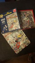 Jan van Haasteren puzzel 950 stukjes Cars in the make, Ophalen of Verzenden, 500 t/m 1500 stukjes, Zo goed als nieuw, Legpuzzel