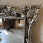 Barok Spiegel - houten lijst - 120 x 80 cm -Zilver-TTM Wonen, Www.ttmwonen.nl, 100 tot 150 cm, Nieuw, Ophalen of Verzenden