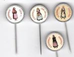 4 speldjes KLEDERDRACHT STEIN FRIESLAND NUNSPEET AXEL (A8), Verzamelen, Speldjes, Pins en Buttons, Verzenden, Zo goed als nieuw