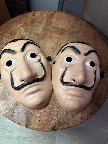 Nieuwe La Casa de Papel Maskers (2x) beschikbaar voor biedingen