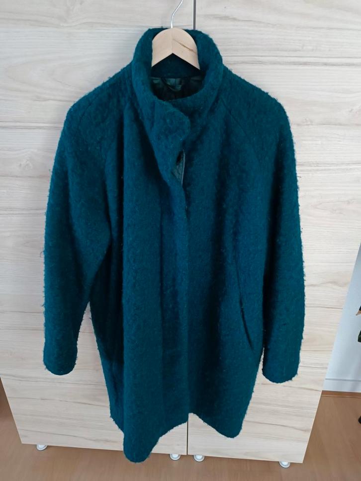 Samsoe & Samsoe winterjas M, Kleding | Dames, Jassen | Winter, Zo goed als nieuw, Groen, Ophalen of Verzenden