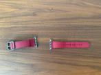 Apple Watch Classic Buckle – Pink Ruby Rood Leer – 42 - 49mm, Ophalen of Verzenden, Zo goed als nieuw, Bandje, Apple