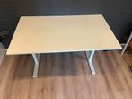 Ikea Rudolf zit/sta bureau wit 140x80cm, Ophalen of Verzenden, Zo goed als nieuw