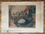 Jan Sirks - Kleurenets Brugge, Antiek en Kunst, Ophalen of Verzenden
