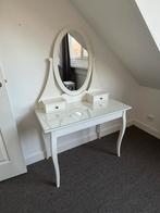 Ikea make-up meubel / kaptafel met spiegel, Ophalen, 100 tot 150 cm, Zo goed als nieuw, 150 tot 200 cm