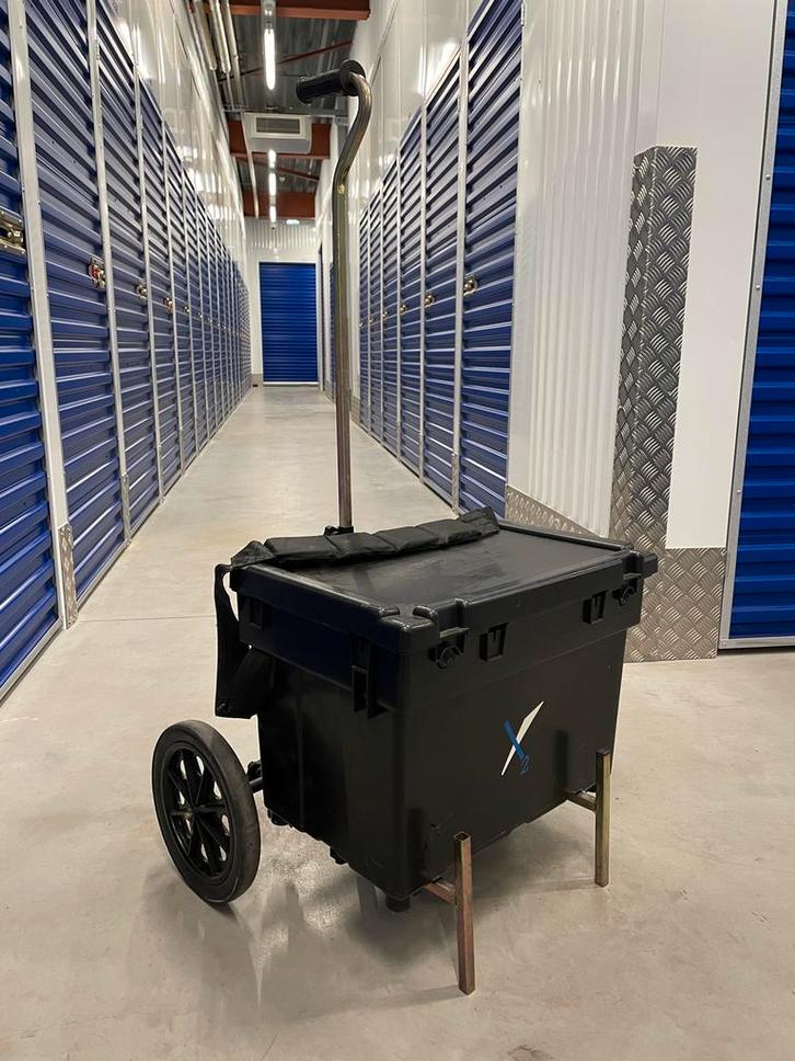 Shakespeare K2 vissen zitbox op wielen., Watersport en Boten, Hengelsport | Zeevissen, Zo goed als nieuw, Overige typen, Ophalen