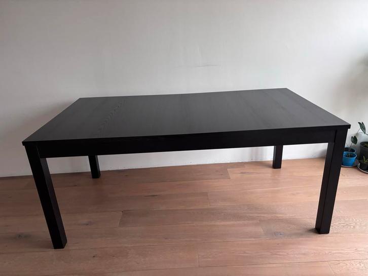 ZGAN IKEA Bjursta uitschuiftafel (+ bank/stoelen), Huis en Inrichting, Tafels | Eettafels, Zo goed als nieuw, 50 tot 100 cm, Vier personen