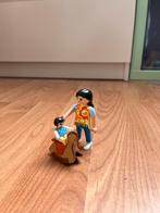 Playmobil moeder met peuter op schommelpaard nr 4744, Complete set, Zo goed als nieuw, Ophalen