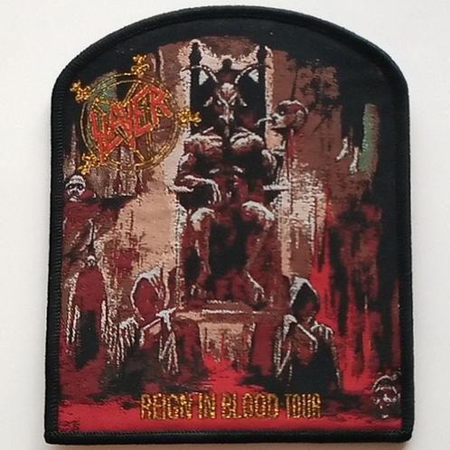 Slayer mooie reign in blood tour patch 152 ltd edition, Verzamelen, Muziek, Artiesten en Beroemdheden, Nieuw, Kleding, Verzenden