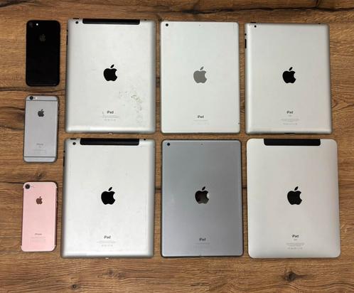 Partij iPads en iPhones, Computers en Software, Apple iPads, Niet werkend, Apple iPad Air, Wi-Fi en Mobiel internet, 10 inch, 32 GB