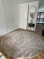 Vloerkleed Sintra Crème / Beige Ø240 cm | Karwei, Huis en Inrichting, Ophalen, Zo goed als nieuw, Rond, 200 cm of meer