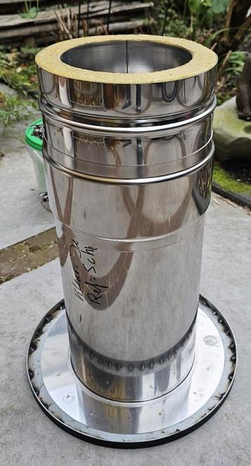 Dubbelwandig Rookkanaal Doorvoer RVS