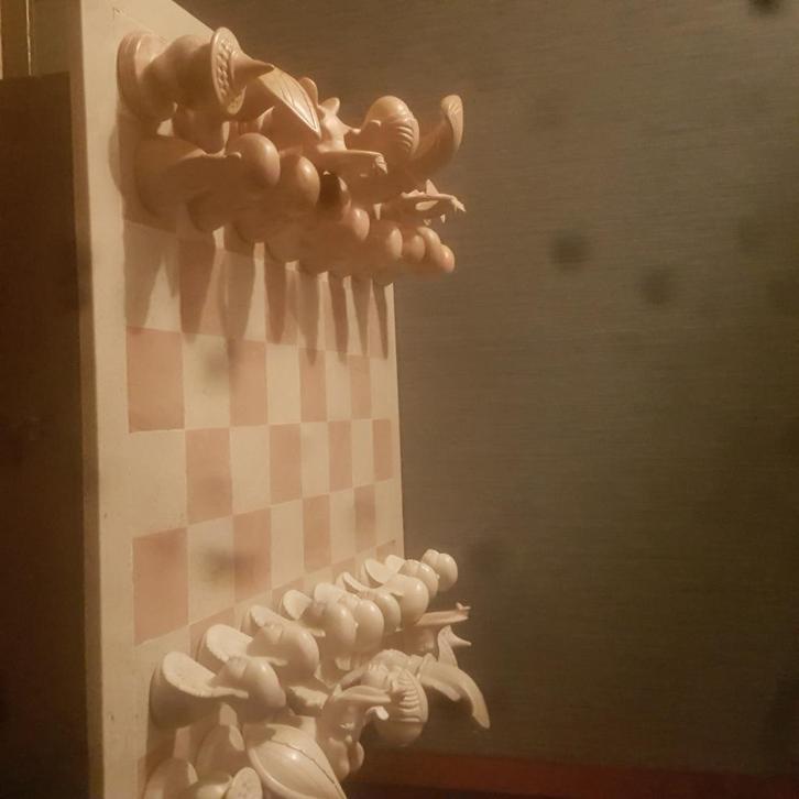 Handgemaakte schaakbord, Hobby en Vrije tijd, Gezelschapsspellen | Bordspellen, Nieuw, Een of twee spelers, Ophalen of Verzenden