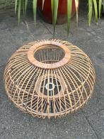 Bamboe Lampenkap Boho Naturel, Huis en Inrichting, Lampen | Lampenkappen, Ophalen, 25 tot 50 cm, Beige, Rond