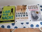3x Sandra Brown-De laatste zet-Ontvoerd-De laatste troef, Ophalen of Verzenden, Gelezen, Sandra Brown, Nederland