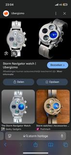 Opzoek naar dit horloge Storm navigator, Ophalen, Zo goed als nieuw, Staal, Overige merken